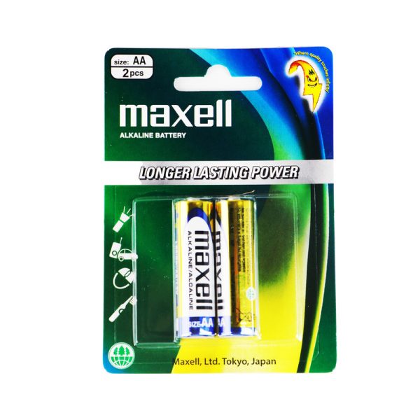 باتری قلمی مکسل مدل ALKALINE BATTERY بسته ۲ عددی