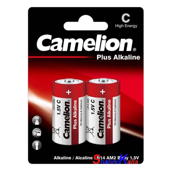 باتری C کملیون مدل Plus Alkaline بسته 2 عددی
